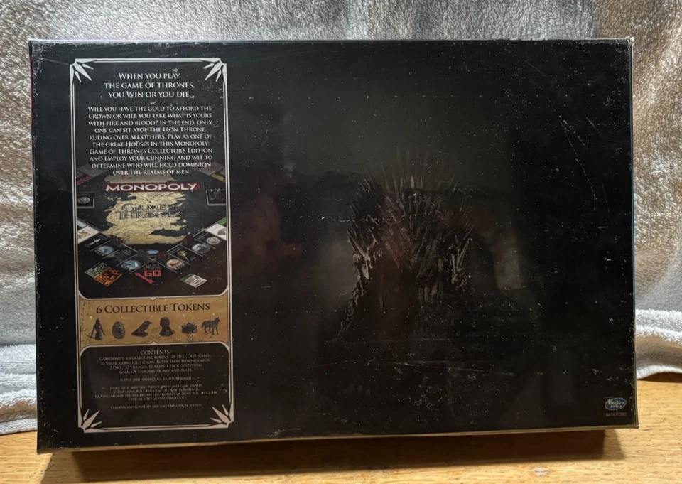 HASBRO MONOPOLY GAME OF THRONES COLLECTORS EDITION - Image 2 of 2