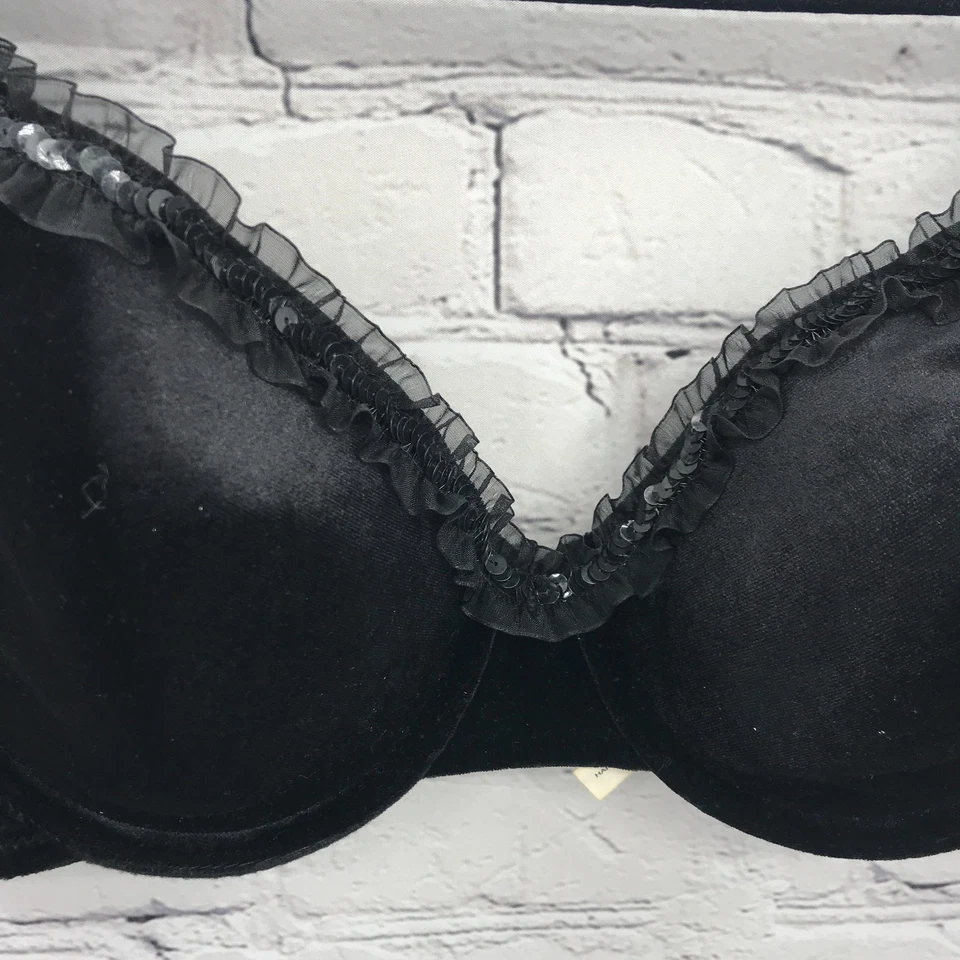 Sutiã Cabernet Feminino 38C Balconette Underwired Alças Ajustáveis Preto 10995 - Imagem 4 de 4