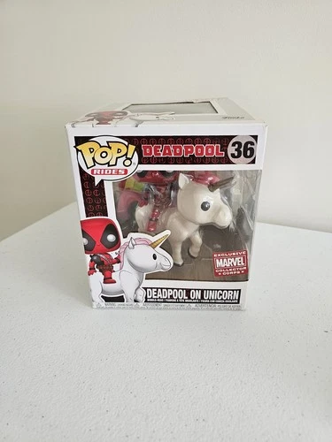 Funko Pop! Rides: Marvel - Deadpool (Riding a Unicorn) - Amazon (Exclusive) #36