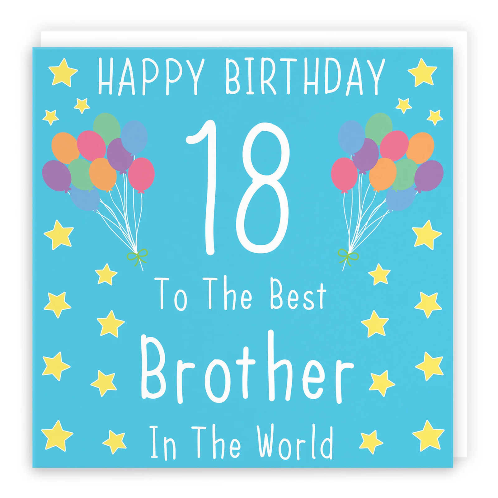 18th Brother Birthday Card Iconic