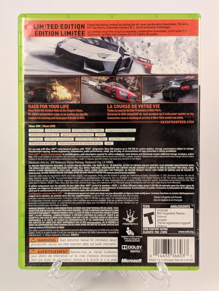 Need For Speed The Run - Limited Edition (Xbox 360)➡️CIB -Tested- Near Mint 📀 - Image 2 of 4