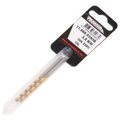 HP2 Uni HSS-E Twist Drill Din 338 Tin 3.5mm Set 2 pcs, PHANTOM 11.568.0350B ....