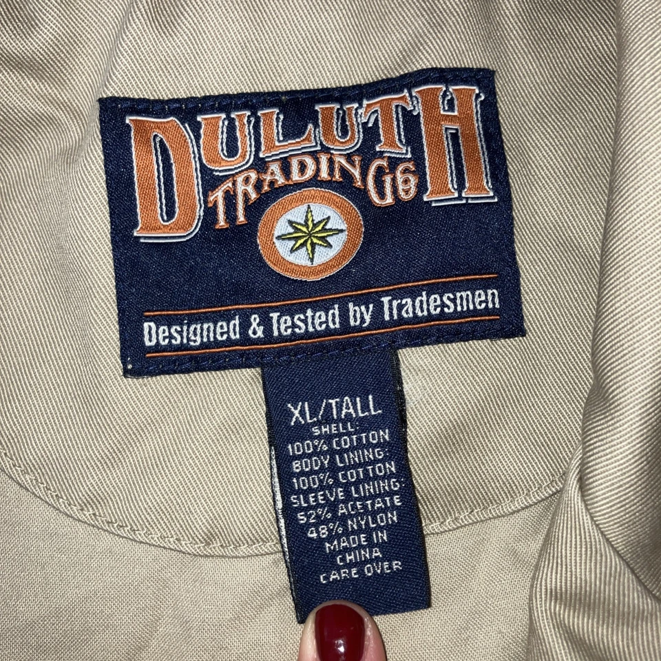 Duluth Trading Jacket Men XL Tall Fire Hose Presentation Blazer - Image 3 of 4