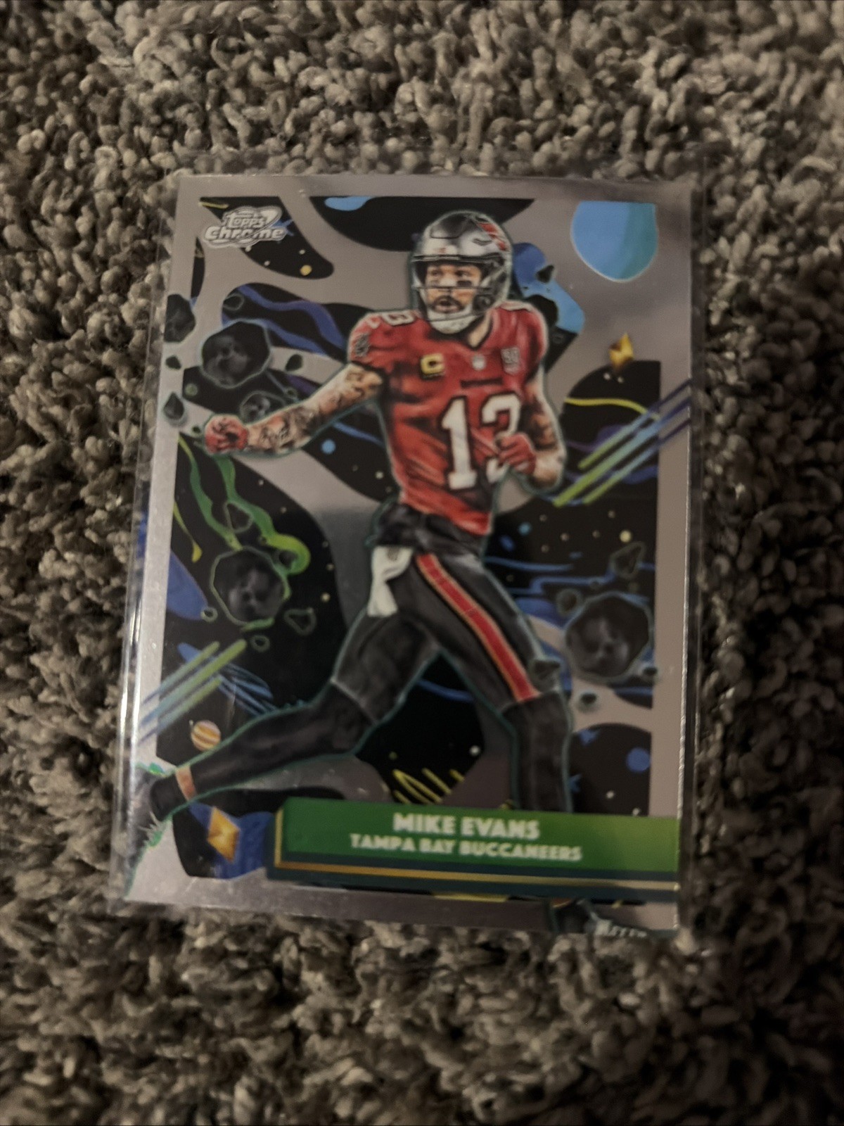 2025 Topps Chrome Cosmic Mike Evans Tampa Bay Buccaneers #94 Refractor