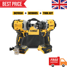 DEWALT 20V Cordless Tool Kit DCF850 Impact Driver + DCD805 Drill with 205N.m To