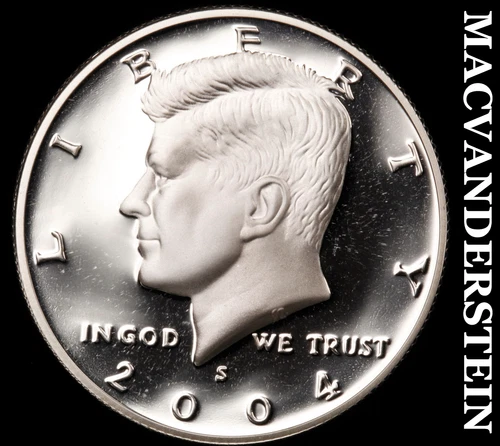 2004-S Silver Kennedy Half Dollar - Choice Gem Proof  Lustrous  #i6499