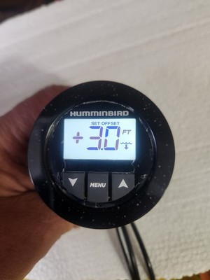 96 Sea Ray 175 Boat Humminbird HDR 650 depth gauge meter Head Unit Dash Mounting