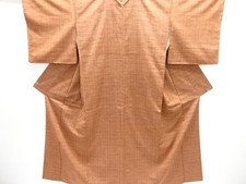 7651188: JAPANESE KIMONO / TSUMUGI / WOVEN STRIPE