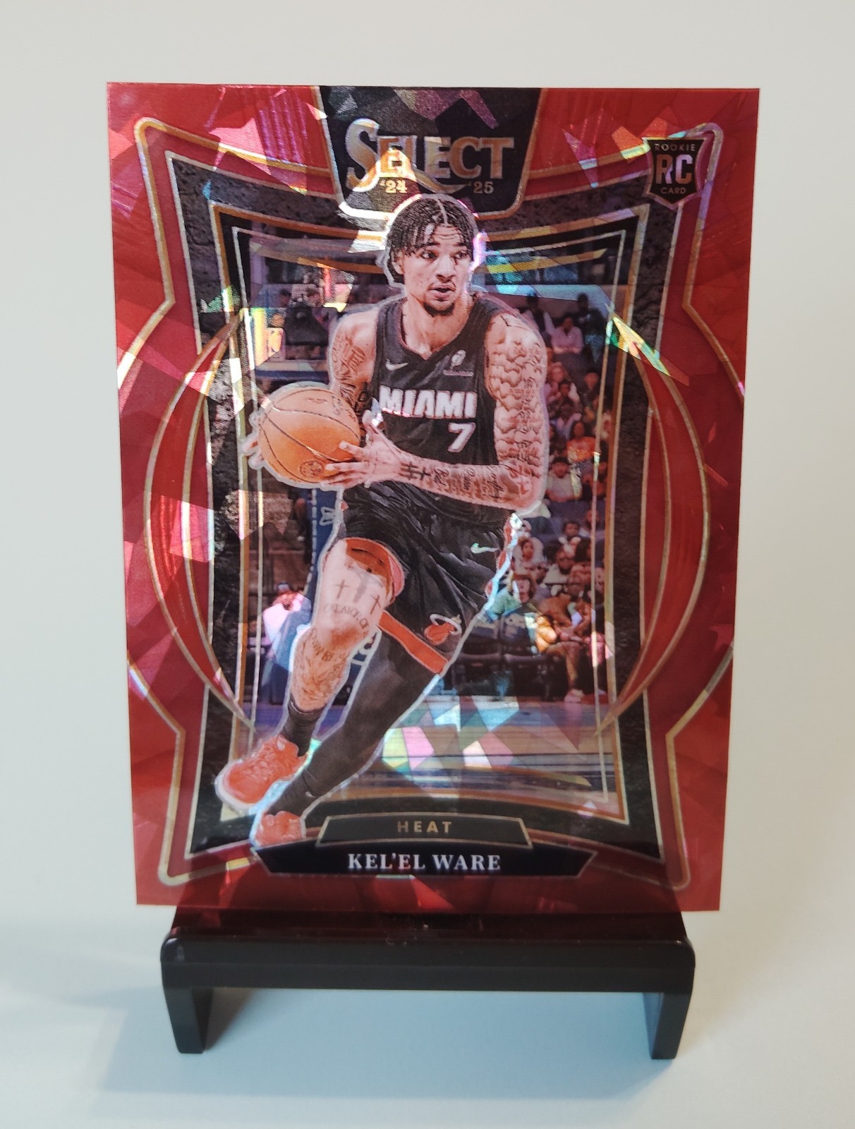 2024-25 Panini Select Kelel Ware Red Ice Prizm RC Concourse Level #66 - Heat