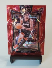 2024-25 Panini Select Kelel Ware Red Ice Prizm RC Concourse #66 Heat