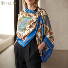 RARE VINTAGE HERMES Silk Scarf "Le Temps des Marionnettes" Carre 90