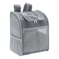 Haustier-Rucksack FüR Katzen Und Kleine Hunde, Faltbar, 34X25X42 Cm, Grau