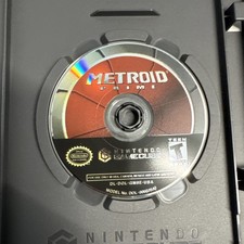 Metroid Prime (Nintendo GameCube, 2004) Game and Case Tested Working