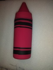 Crayon Shape Rubber Pencil Pouch - NEW Bin B