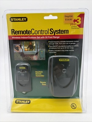 Stanley Remote Control System Wireless Indoor/Outdoor 50 Ft Range Sealed