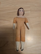 6  China Head , Arms, Knees Down To Feet Cloth Body Antique Doll