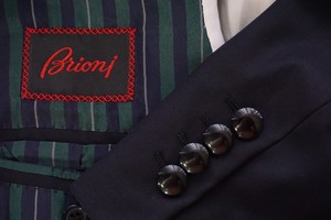 Brioni-Palatino-Navy-Blue-100-Wool-Metal-Button-Sport-Coat-Jacket-Sz-44R