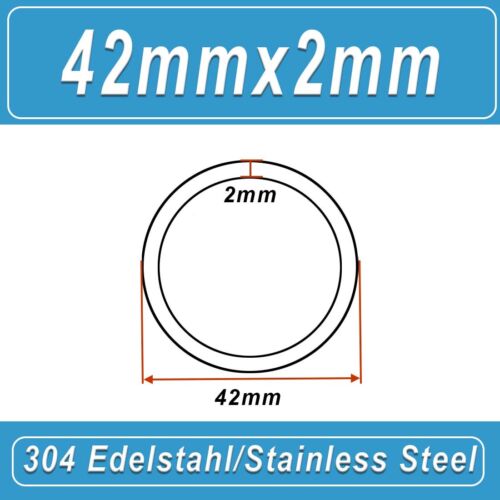 304 Stainless Steel Round Tube Length 100mm Metal Straight Pipe OD 8mm to 325mm - Picture 87 of 178