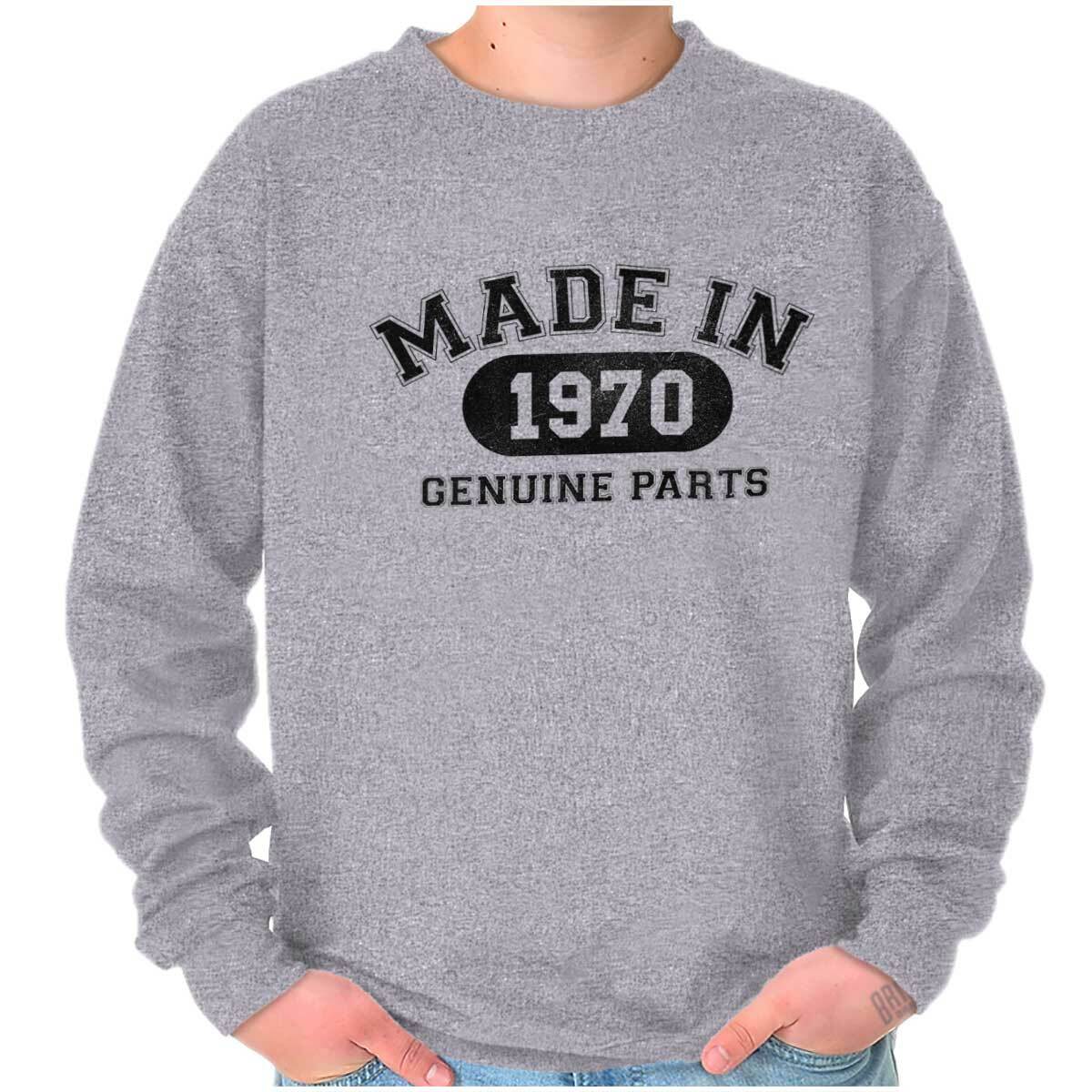 Vintage Made In 1970 Birthday Genuine Parts Womens or Mens 