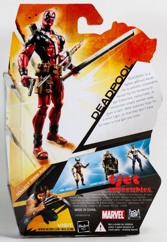 X-Men Origins Wolverine Comic Series Deadpool 4" Action Figure 2009 Hasbro MOC - Picture 2 of 5