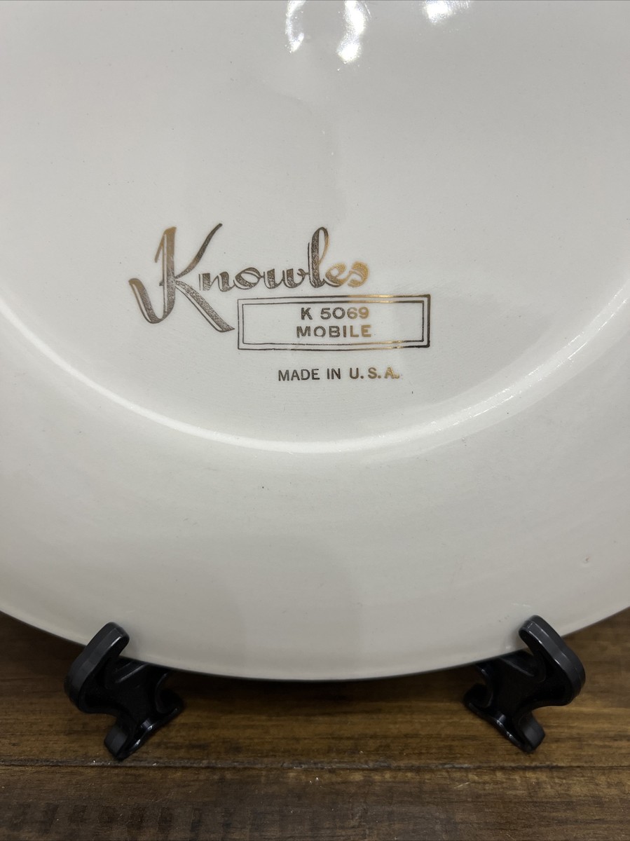 RARE MCM Vintage Edwin Knowles Atomic Mobile Dinner 10.5
