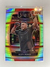 ALEX PEREZ #92 2022 Panini UFC Select Silver Prizm SP CONCOURSE Level