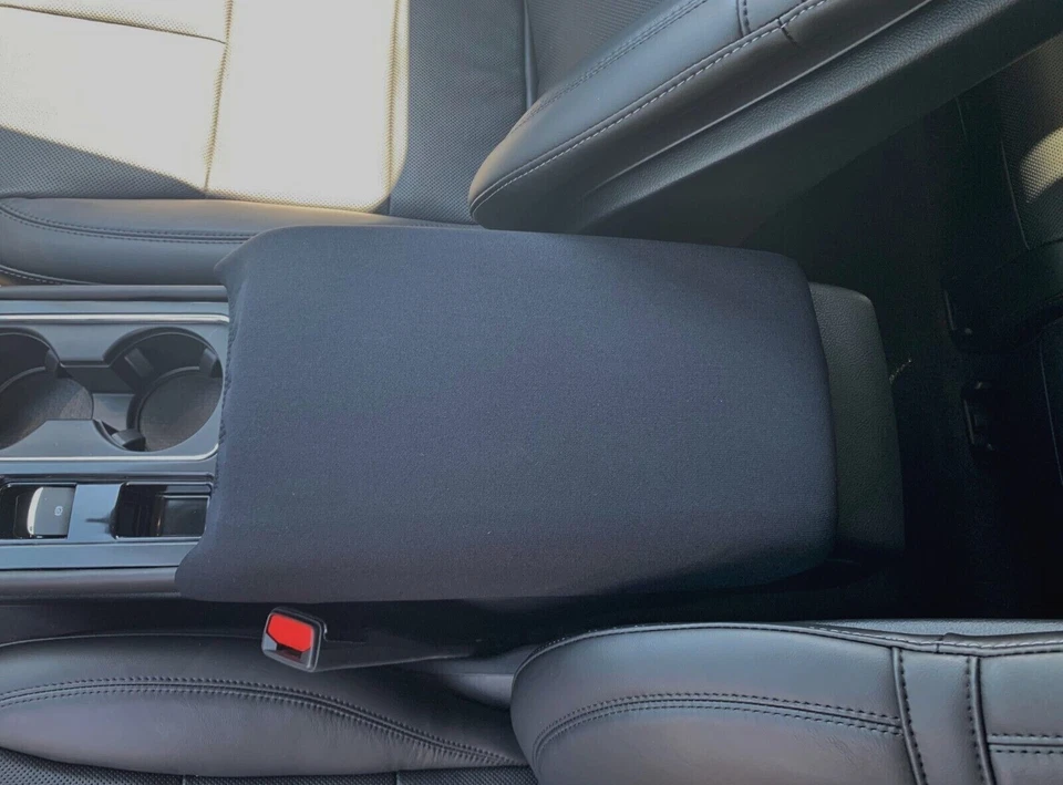 Cubierta de reposabrazos central de consola material de neopreno para Lincoln Corsair-LCRN Foto 3 de 4