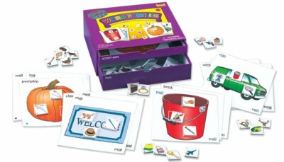 Lauri Word Families Phonics Center Kit, Ages 4 and Above