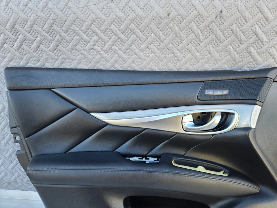 Infiniti Q70 Q70L 2013-19 cubierta interior del panel de la puerta delantera izquierda OEM Foto 2 de 4