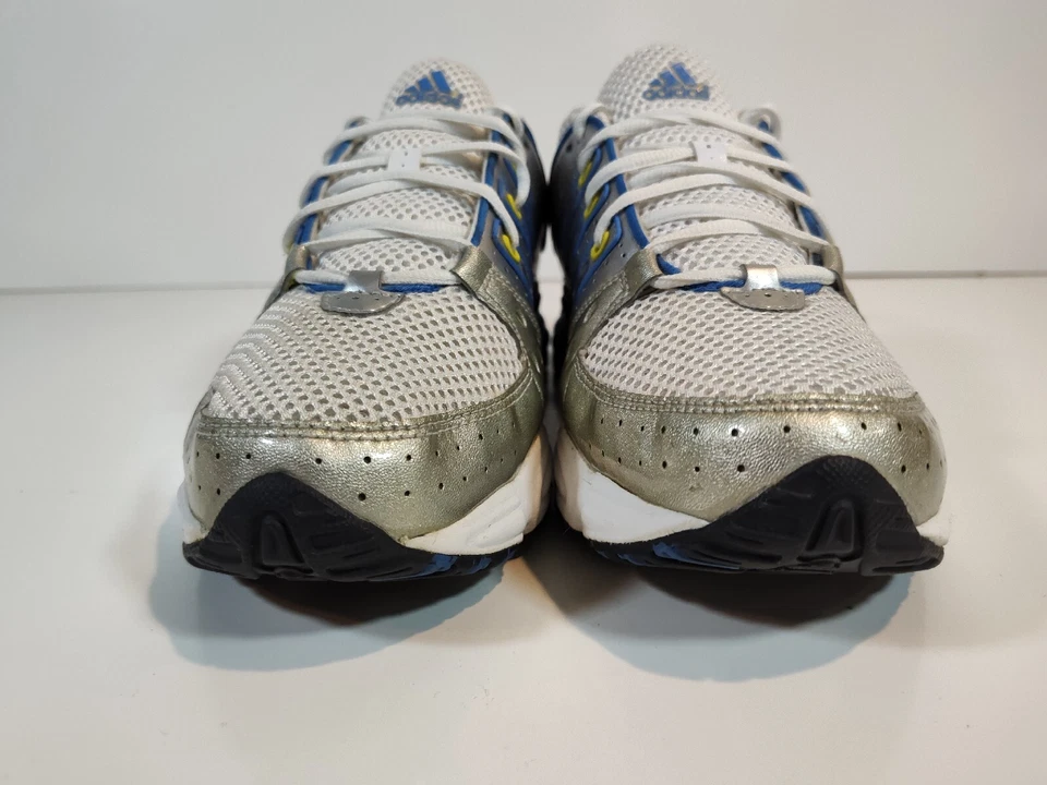 Adidas Adiprene Running Shoes Women's 9.5 White Silver Blue CLU600001 901190 - Image 3 of 4