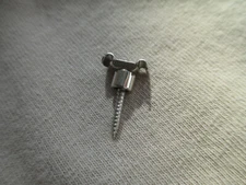 5 GUITAR VINTAGE STRING TREE RETAINER for HEADSTOCK - M or WING STYLE - CHROME