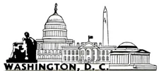 Washington D.C. United States Fridge Magnet