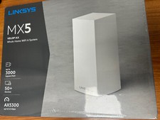 Linksys AX5300 Smart Mesh Wi-Fi 6 Router Whole Home WiFi Mesh System - Open box