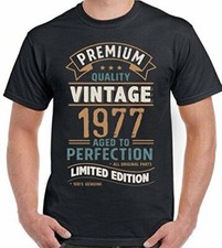 49th Birthday T-Shirt 1977 Mens Funny 49 Year old Vintage year Limited Edition