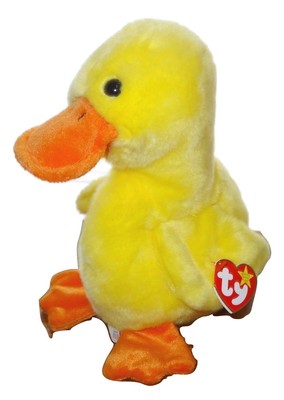 quackers the duck beanie baby