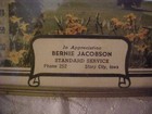 Bernie Jacobson Standard Service Advertiser Wall Thermometer Vintage — photo 2