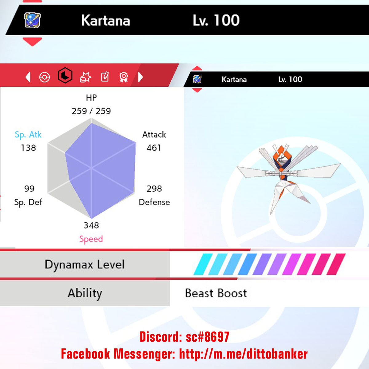 What are the best attacks for Kartana?