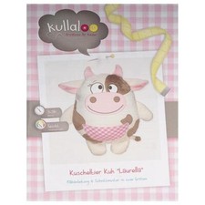 Kullaloo Kuscheltier Kuh "Laurella" 2 versch. Gr&ouml;&szlig;en (N&auml;hanleitung) Kinder n&auml;hen
