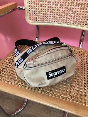 Shoulder bag Waist bag Supreme ss18 Beige