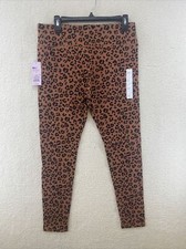 Wild Fable Women's Large Leopard Print High-Waisted No Pocket Classic Leggings