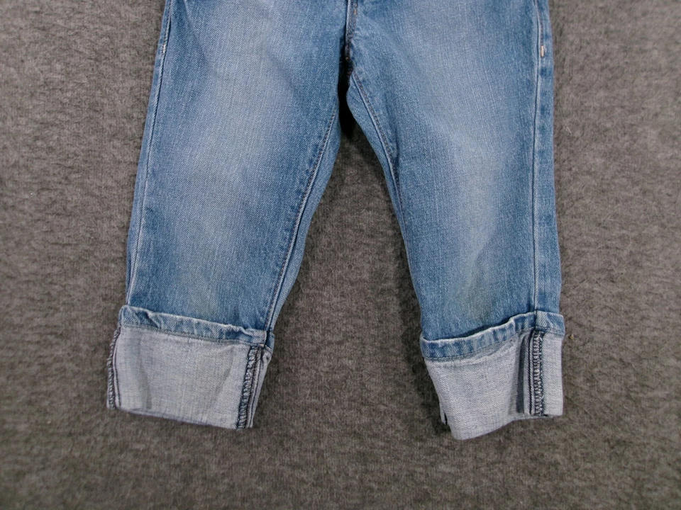 Old Navy Jean молодежи 6 синий Capris причинно света стирка винтажный Y2K - Изображение 3 из 4