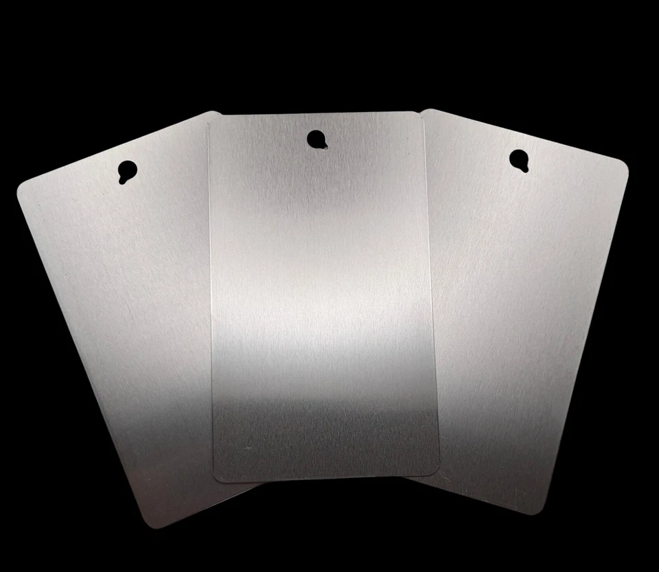 THE POWDER COAT STORE Blank Aluminum Panels for Paint and Powder Coat - 3 x 5 Inch