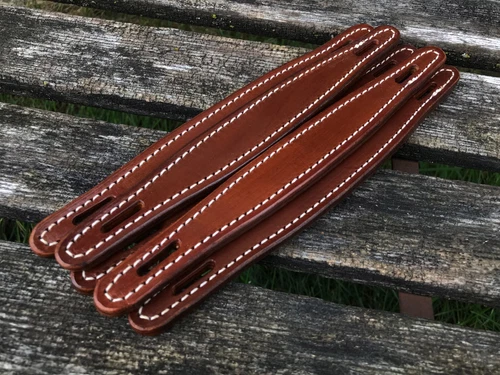 HANDMADE FULL GRAIN LEATHER AMP HANDLE FOR FENDER "TWEED" AMP - MADE IN USA!
