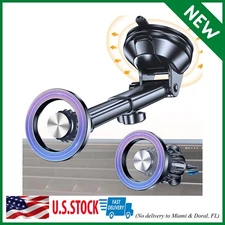 for iPhone MagSafe Car Mount【 Windshield + Vent + Dash 】Window Magnetic Phone...