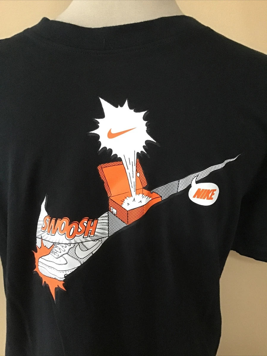 NIKE Swoosh Graphic Speak To Sneakerhead T Shirt Sportswear SIZE MEDIUM