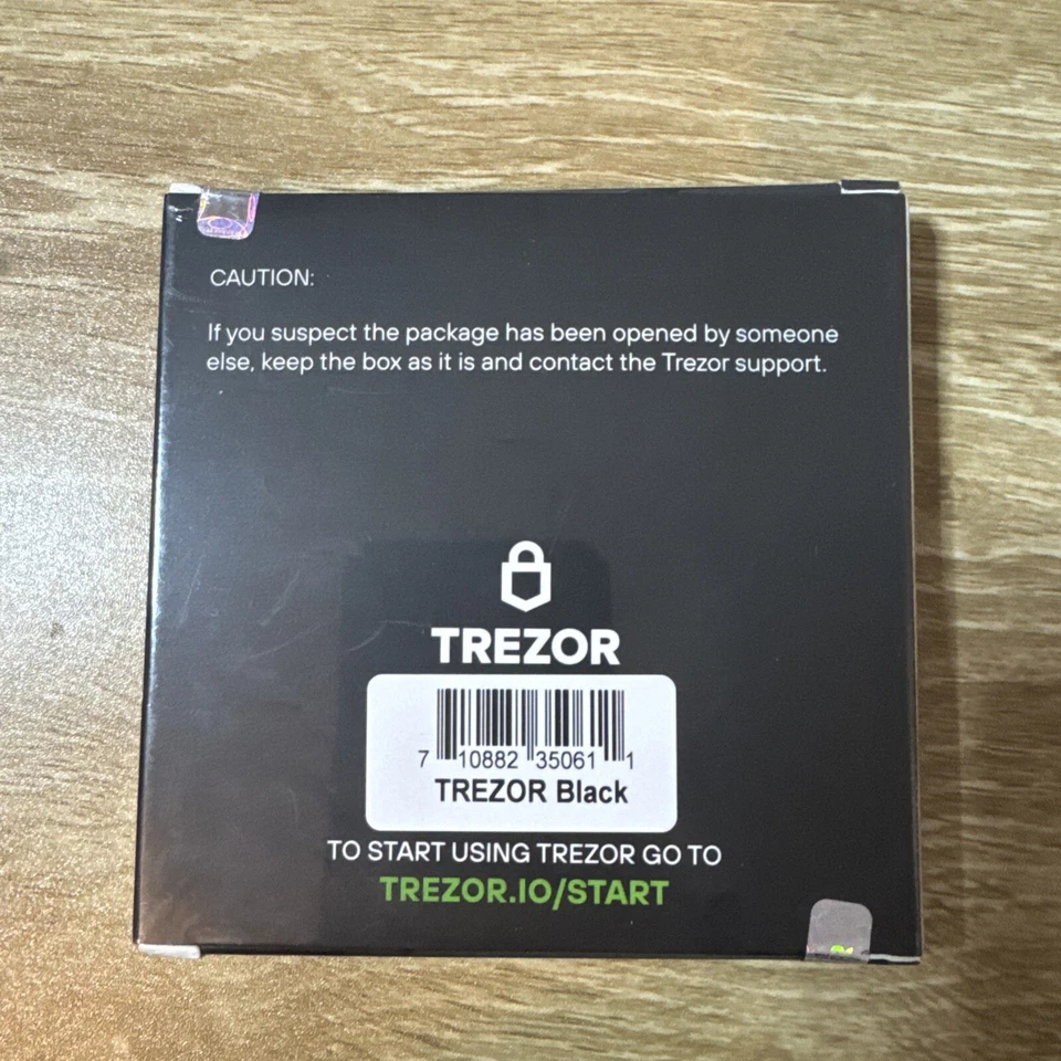Cartera Trezor One Hardware - Negra - Nueva Foto 2 de 2