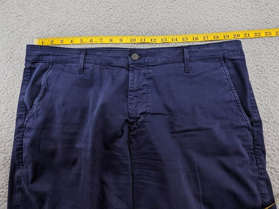 Adriano Goldschmied Shorts Mens 38W 8.5" Inseam Blue "The Wanderer