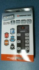 Monster 8 Outlet TV Surge Black, 00733  FS