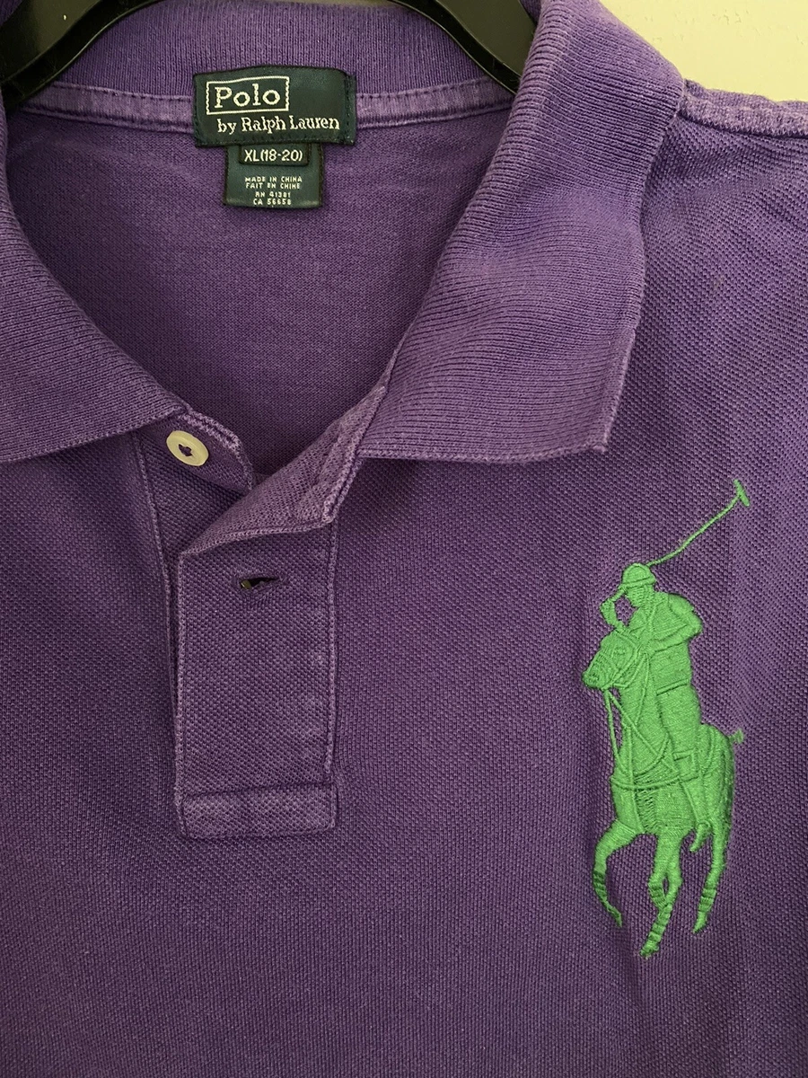 Boys lavender top polo shirt