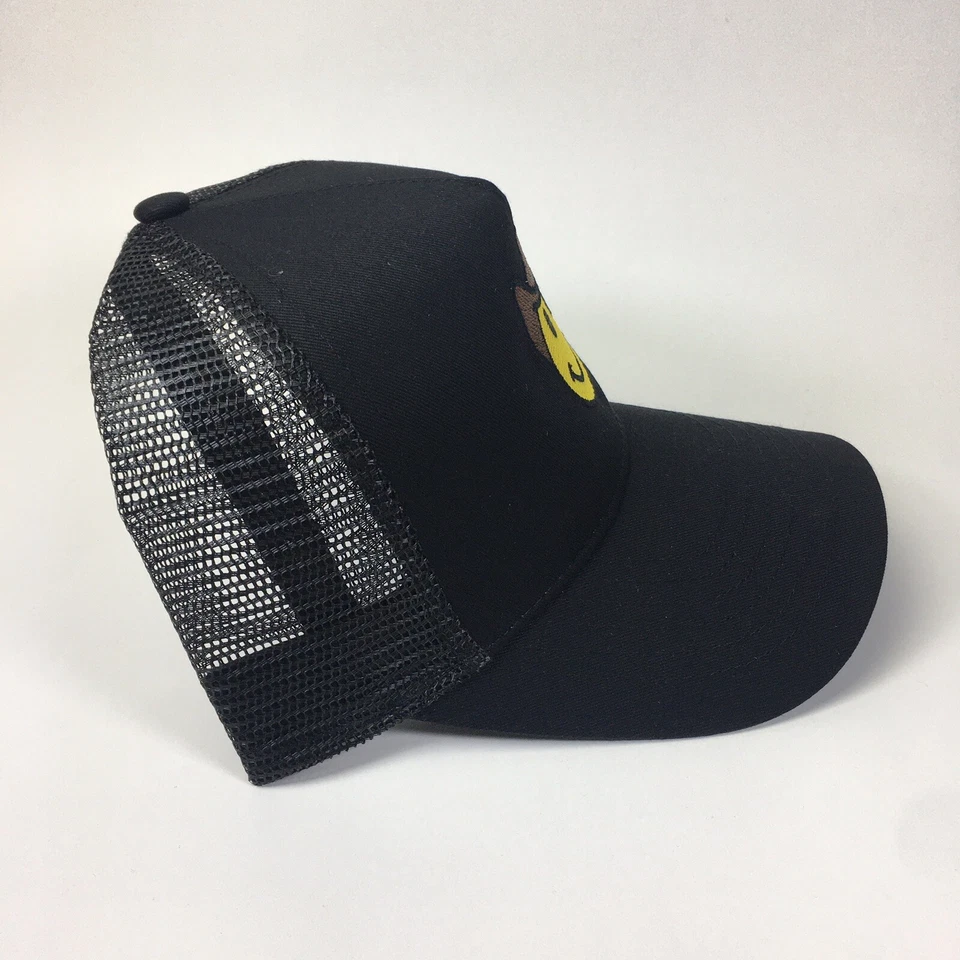 Lote de 2 Sombreros de Camionero Estilo Vintage Malla Negra Hank Jr. Smiley Envío Gratis Foto 4 de 4